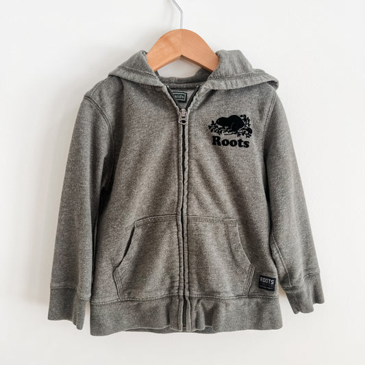 Roots Zip-Up Sweater (4T)