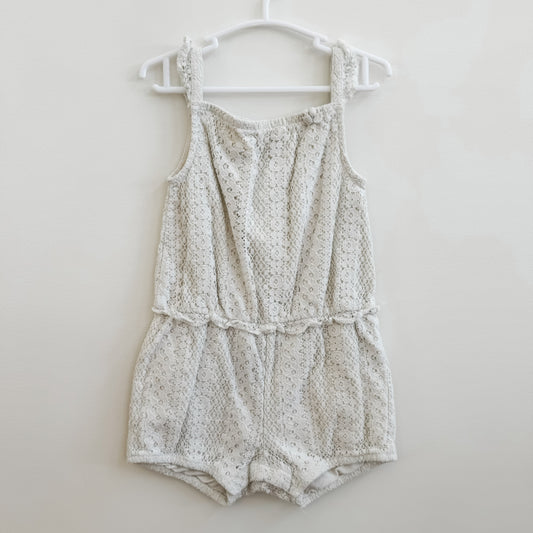 H&M Embroidered Romper (1.5-2yr)