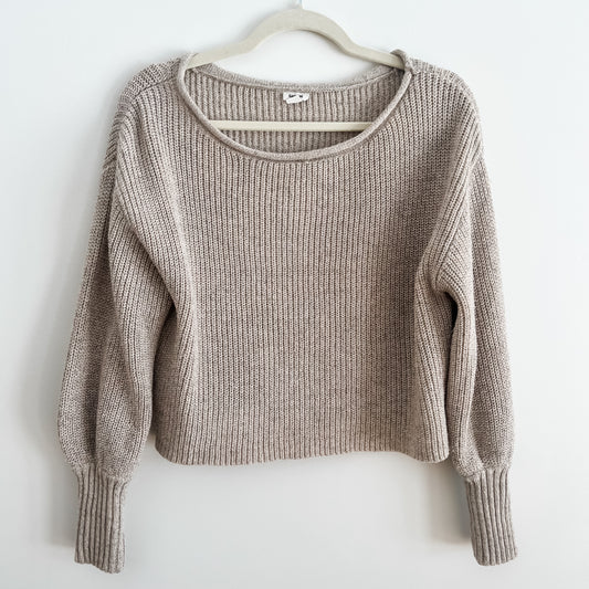Garage Ribbed Knit Sweater (XS)