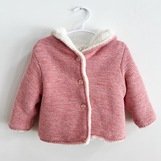 GAP Fleece Knit Cardigan Sweater (6-12m)