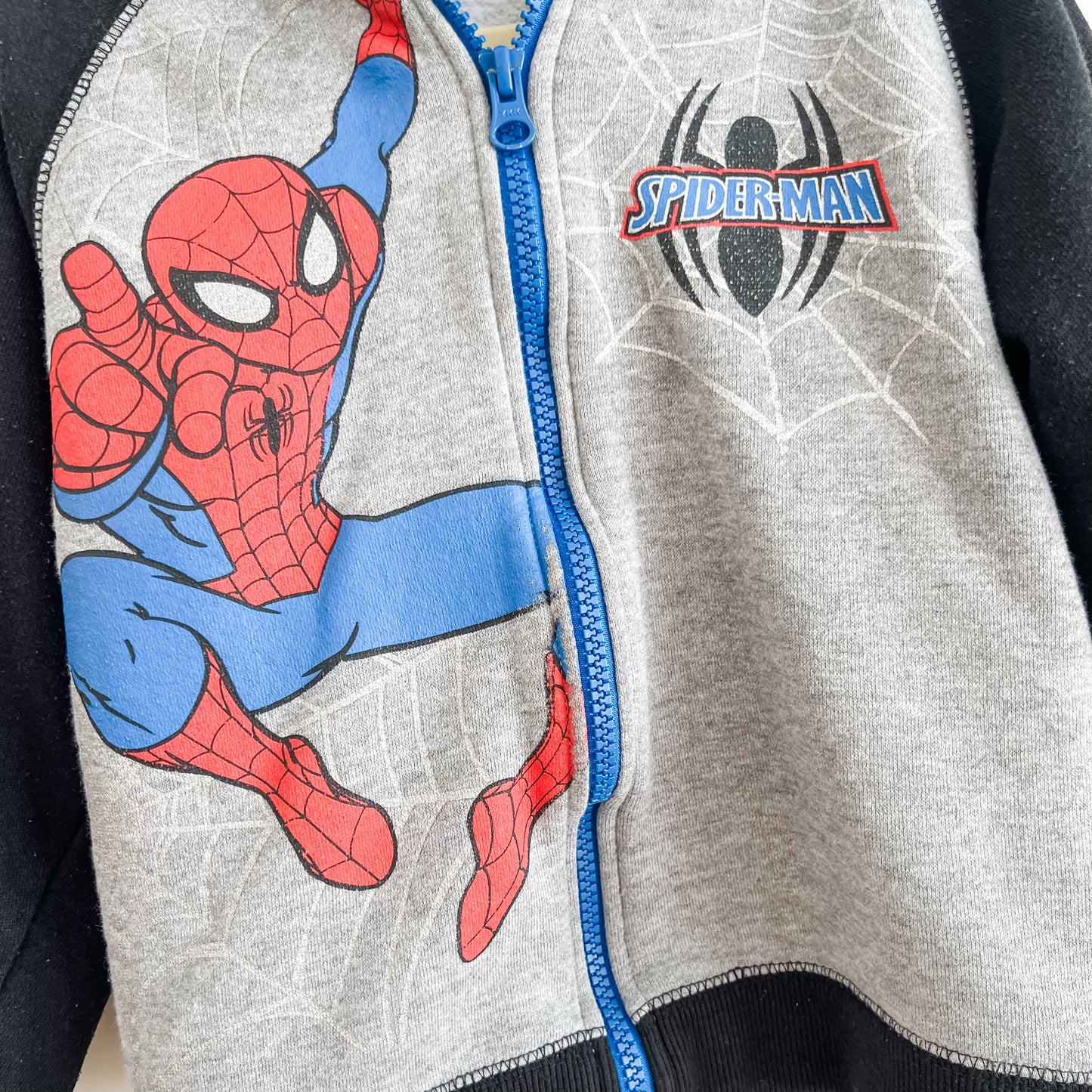Spider-Man Zip-Up Sweater (4T)