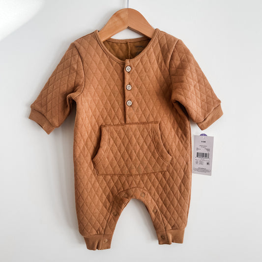 George Quilted Romper *NWT* (0-3m)