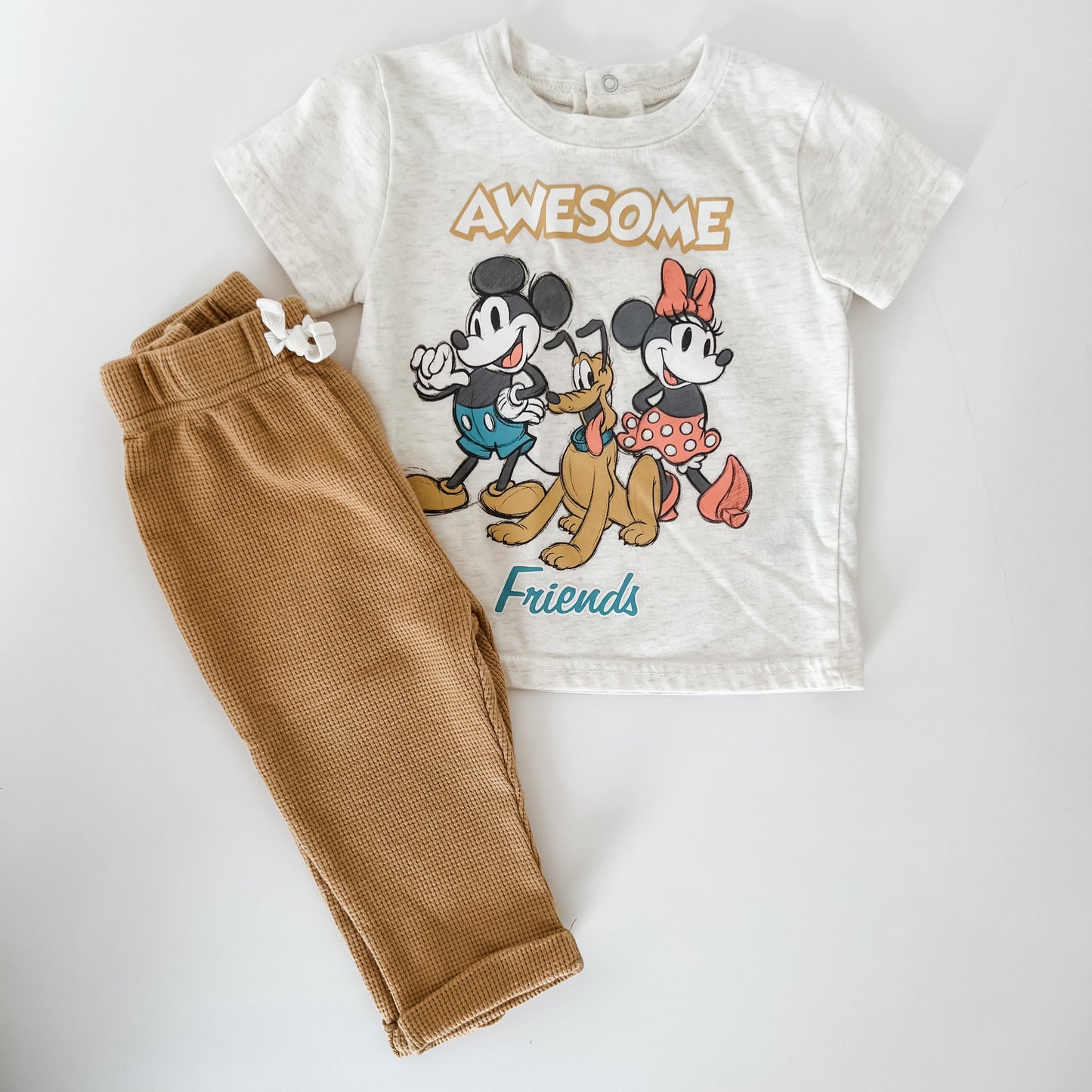 Disney 2pc Set - Mickey & Friends T-Shirt & Pants (6-12m)